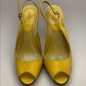 ALDO  Yellow Heels